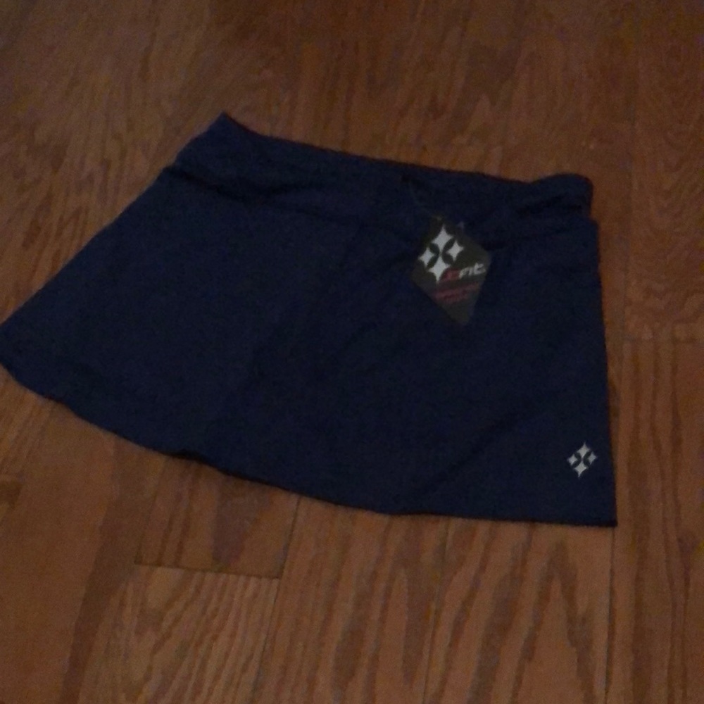 NWT & Like New Jofit  Jacquard Swing Skort  Blue Depth